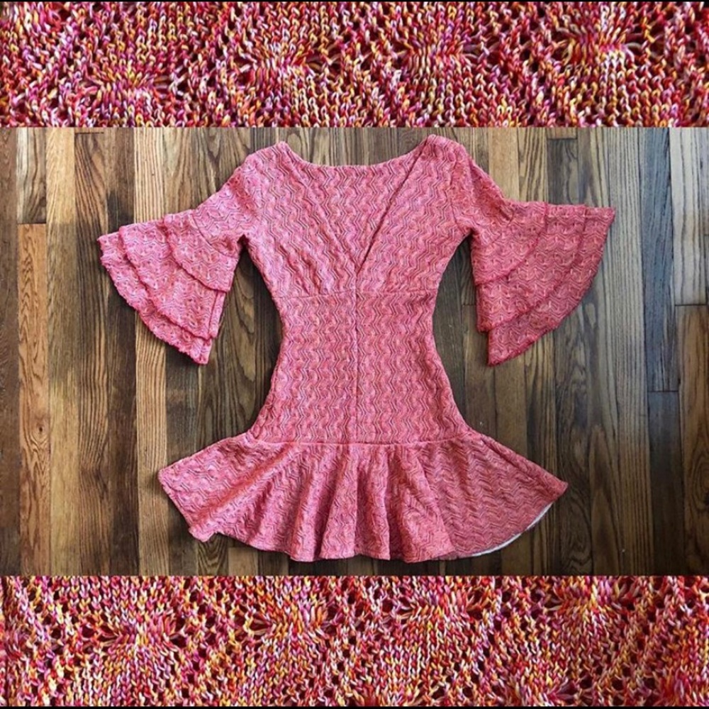 ‘70s Psychedelic Sunset Dress